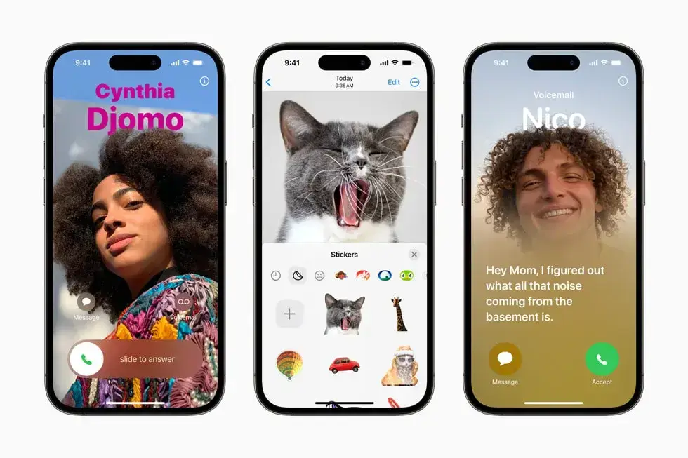 Apple WWDC23 iOS 17 iPhone 14 Pro 3 up 230605 big.jpg.large jpg פרו גיידס