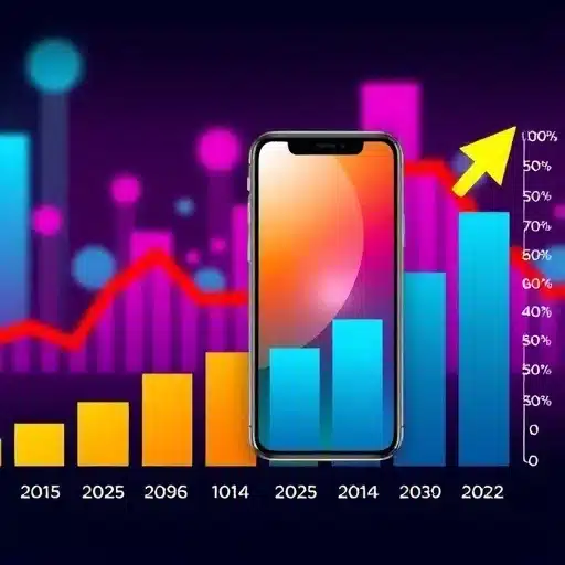 צמיחה בהכנסות מאפליקציות בינה מלאכותית עד 2025