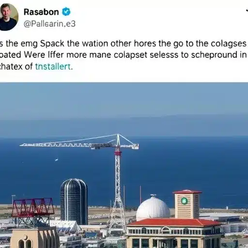 שתיקת העיר החדשה של SpaceX לאחר קריסת המנוף