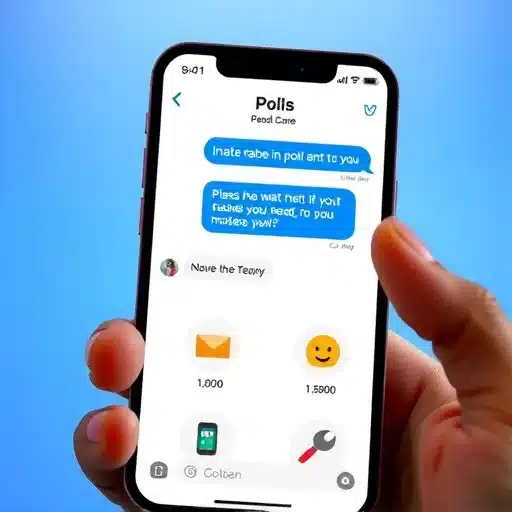 אפל משיקה אפשרות סקרים ב-iMessage