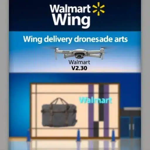 הרחבת משלוחי רחפנים של וולמארט ו-Wing בארצות הברית