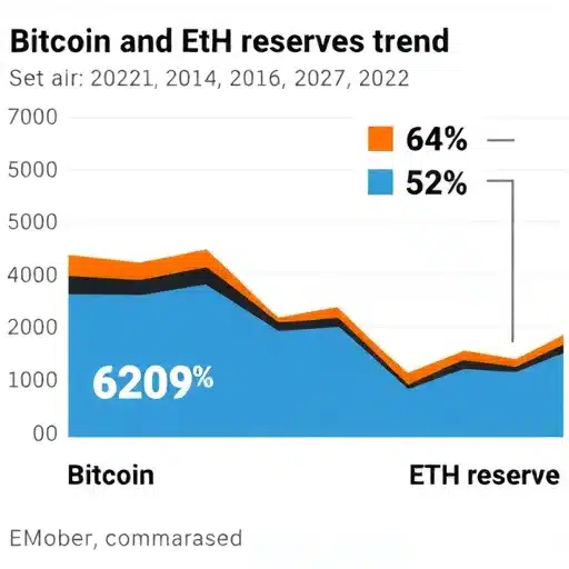 שינויים משמעותיים ברזרבות Binance: ביטקוין עולה, ETH ו-USDT יורדים