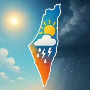 Illustration of מזג אוויר בישראל: כל מה שצריך לדעת