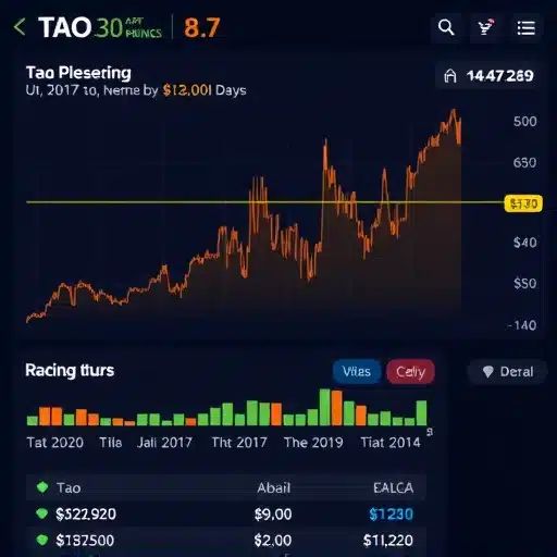 ביטנסור (TAO) מזנק ב-12%: האם אנו על סף ראלי נפיץ בשוק הקריפטו? ביטנסור (TAO) מזנק ב-12%: האם אנו על סף ראלי נפיץ בשוק הקריפטו?